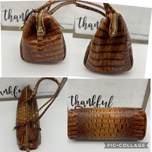 Vintage Brahmin Paris Barrel Purse & Whitney Wallet Set - Picture 6 of 14